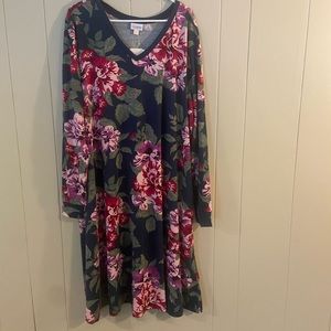Floral Lularoe Emily Dress